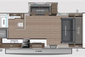 Best 24 ft Travel Trailer Floor Plans + Layouts | Best Travel Tips for Adventurers: Explore the World on a Budget