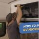 RV Life: Travel Trailer Microwave Replacement Guide (Easy!) | Best Travel Tips for Adventurers: Explore the World on a Budget