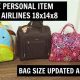 The Perfect 18x14x8 Travel Bag: Size, Weight, & More! | Best Travel Tips for Adventurers: Explore the World on a Budget