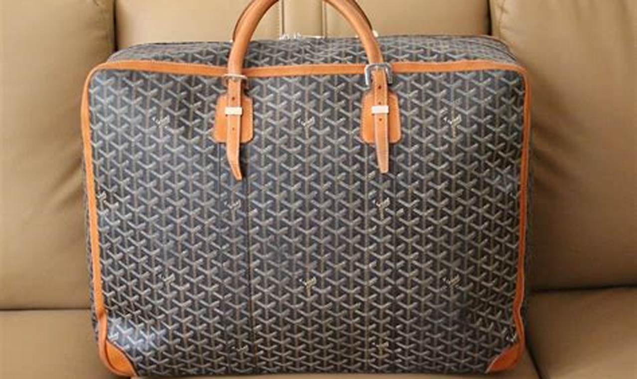 Luxury Goyard Travel Bag: Style & Durability | Best Travel Tips for Adventurers: Explore the World on a Budget